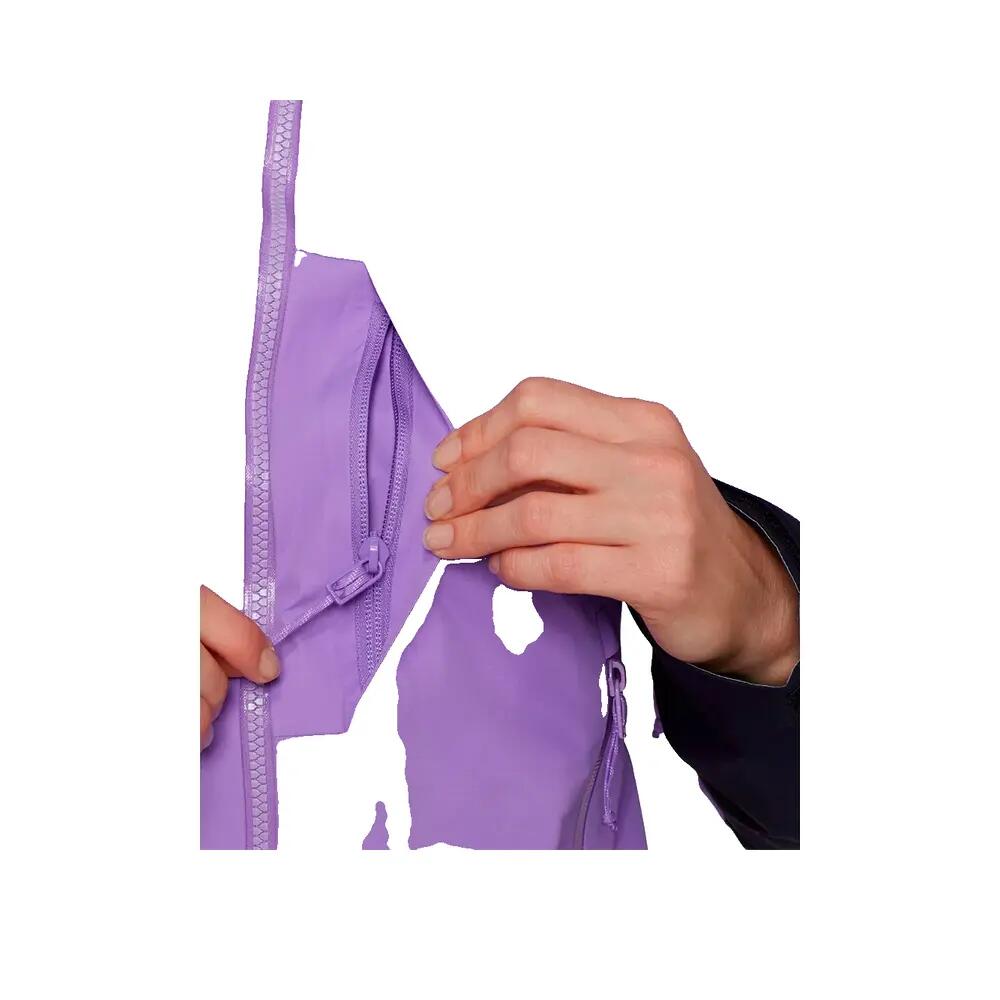 Wasserdichte Jacke Mammut Alto Guide HS Damen Violett 8/10