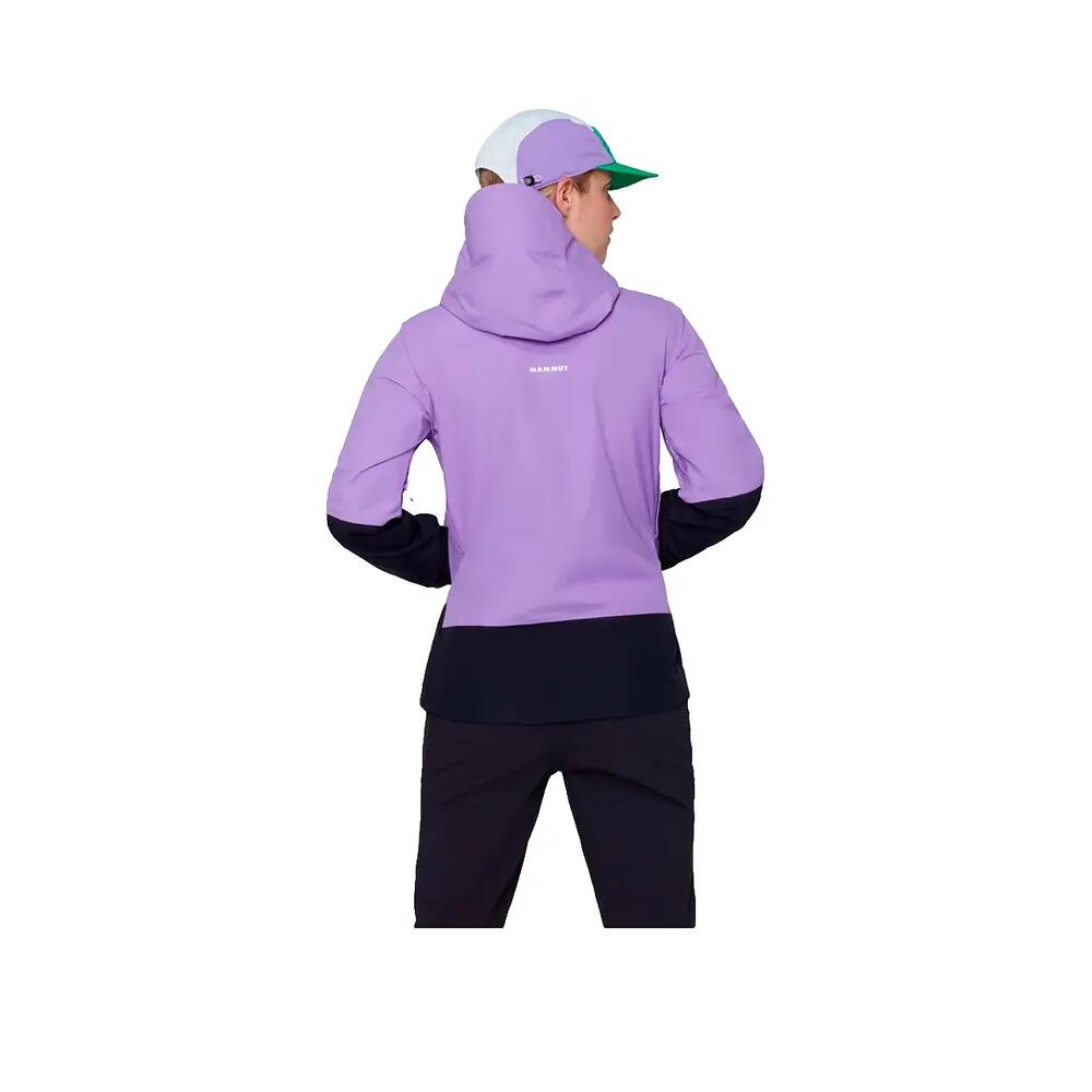 Wasserdichte Jacke Mammut Alto Guide HS Damen Violett 4/10