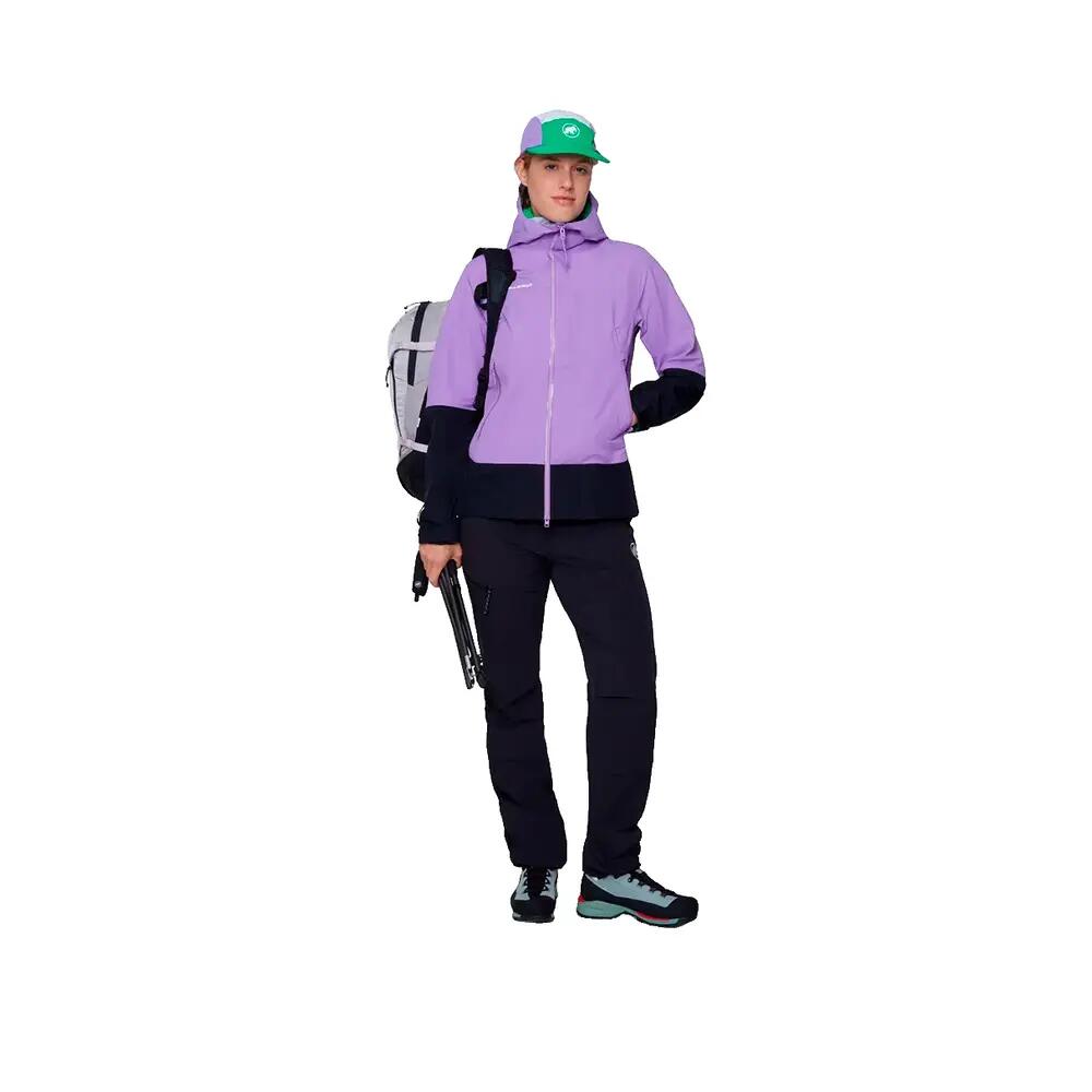 Wasserdichte Jacke Mammut Alto Guide HS Damen Violett 2/10