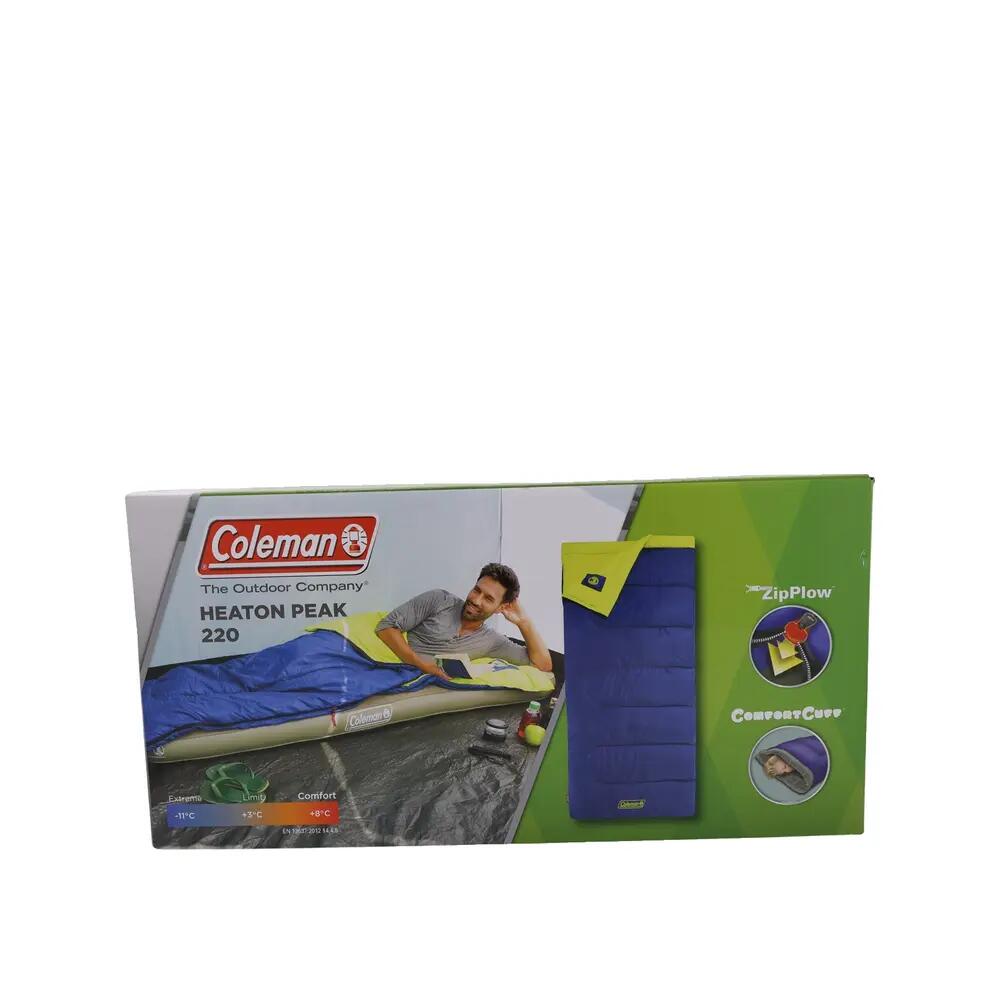 Coleman Heaton Peak Sleeping Bag Blue/Yellow 8/8