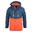 Kinder Regenjacke Nusfjord Mystik Blau / Orange