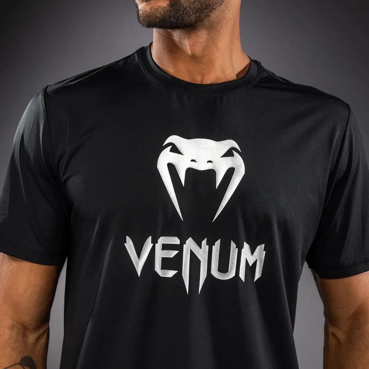 T-shirt Dry Tech Classic Venum Nero/Argento L 4/4