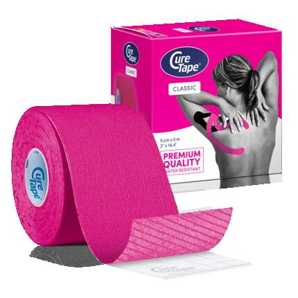 CureTape Classic rosa – kinesiologie tape (kinesiotape)