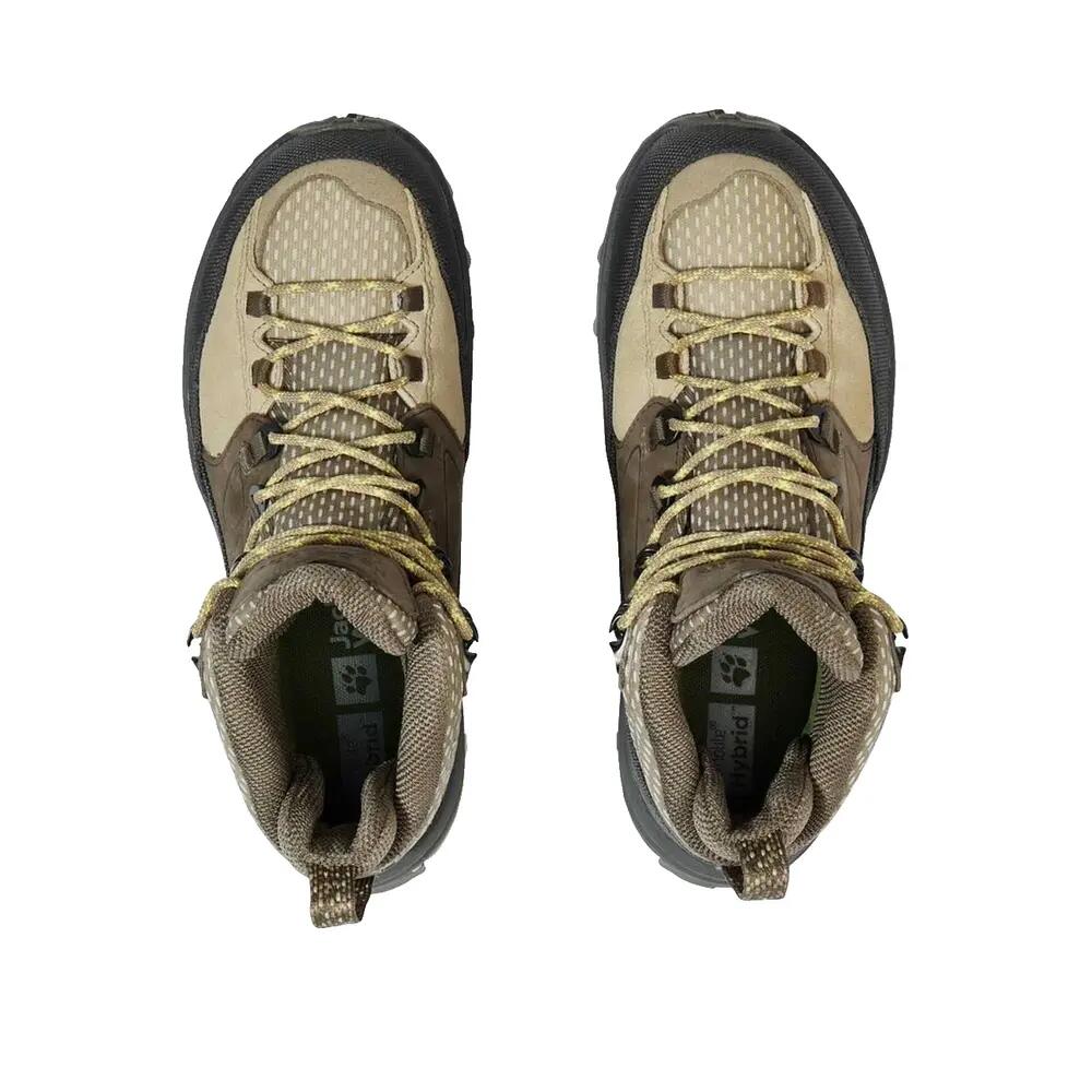 Wandel schoenen Jack Wolfskin Cyrox Texapore Mid Imperméable Groene 5/8