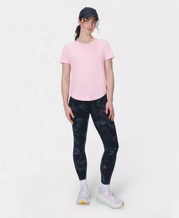 Sweaty Betty Breathe Easy Mesh T-Shirt T-shirt FUCHSIA ROZE XS