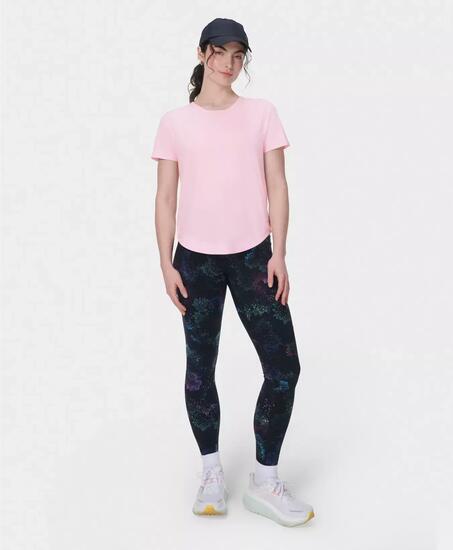Sweaty Betty Breathe Easy Mesh T-Shirt T-shirt FUCHSIA ROZE XS