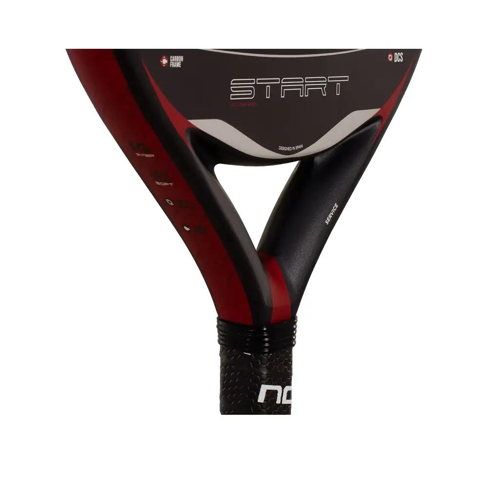 Raqueta de pádel Nox Start Black Ex Js Unisexe Negro/Plata 6/7