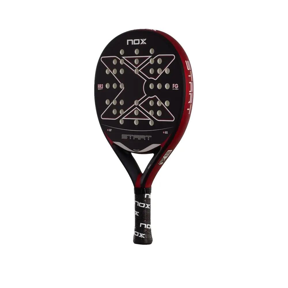 Raqueta de pádel Nox Start Black Ex Js Unisexe Negro/Plata 3/7