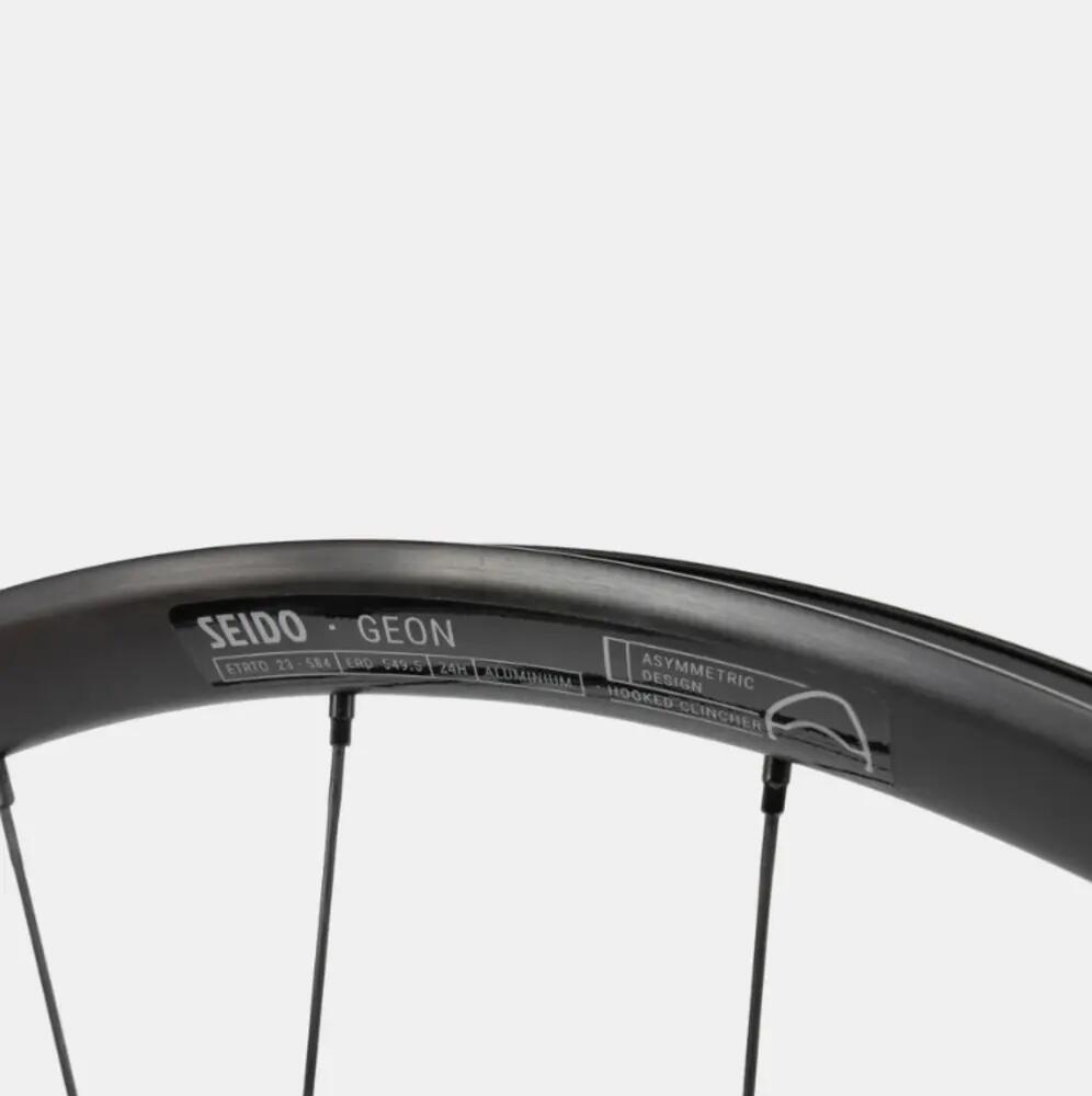 Roues Seido Geon noires 23-584 24 trous 650B 4/7