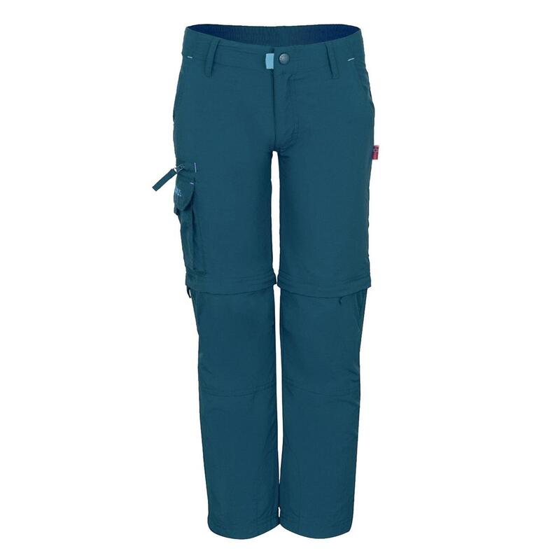 Pantalon zip-off pour enfants Oppland bleu pétrole