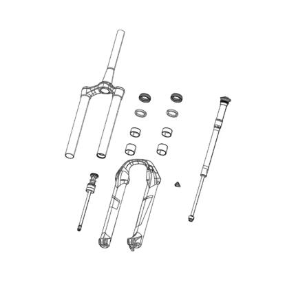 Amortisseur RockShox Remote Turnkey Coil