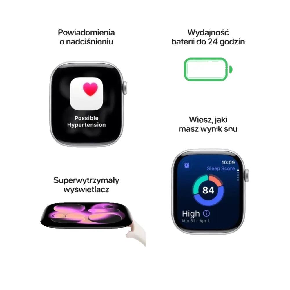 Montre connectée Apple Series 11 en titane naturel 5/5