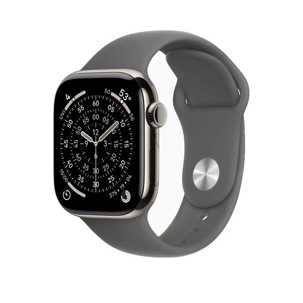 Montre connectée Apple Series 11 en titane naturel 3/5