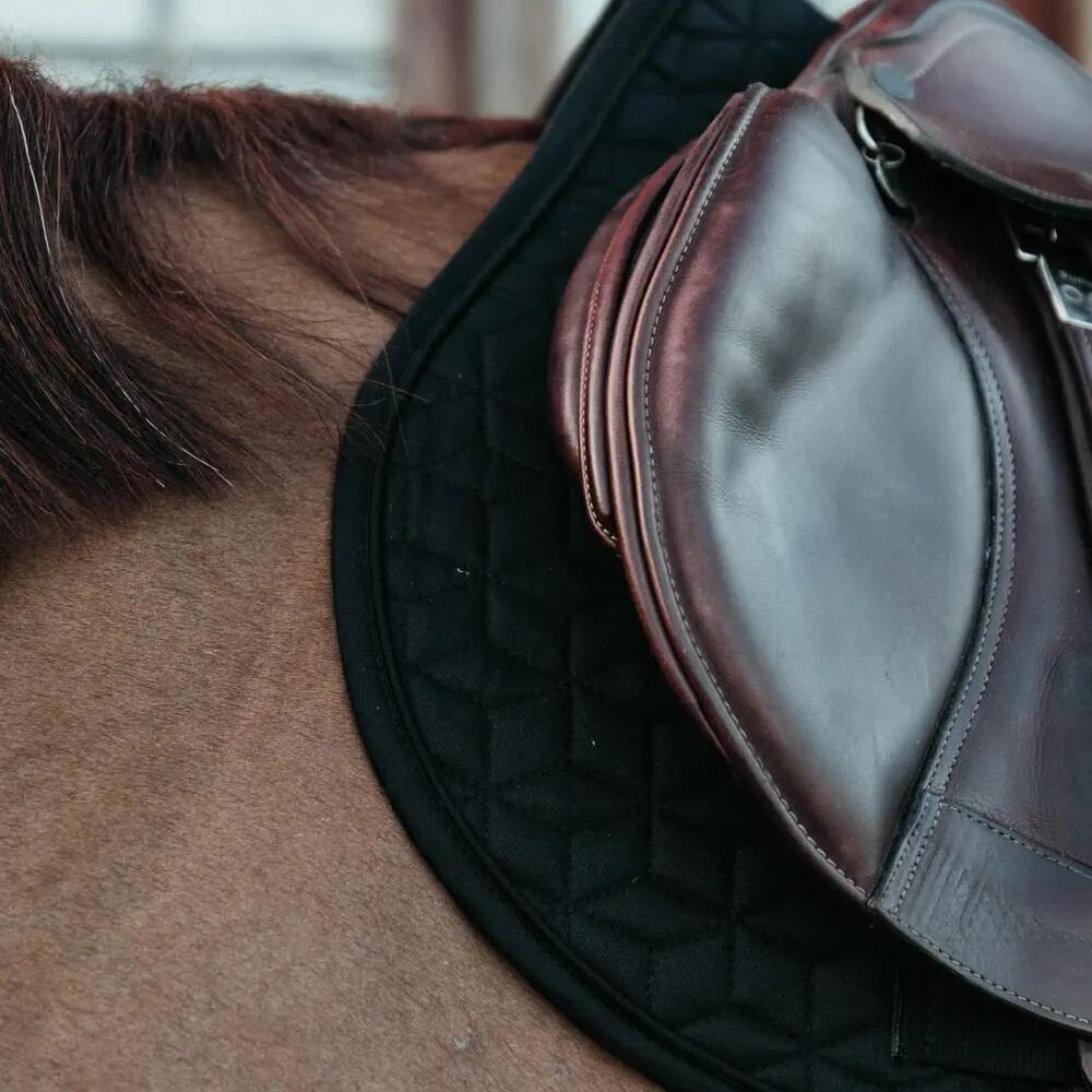Selle de cheval Kentucky Tapis di sella classico Nero 3/4
