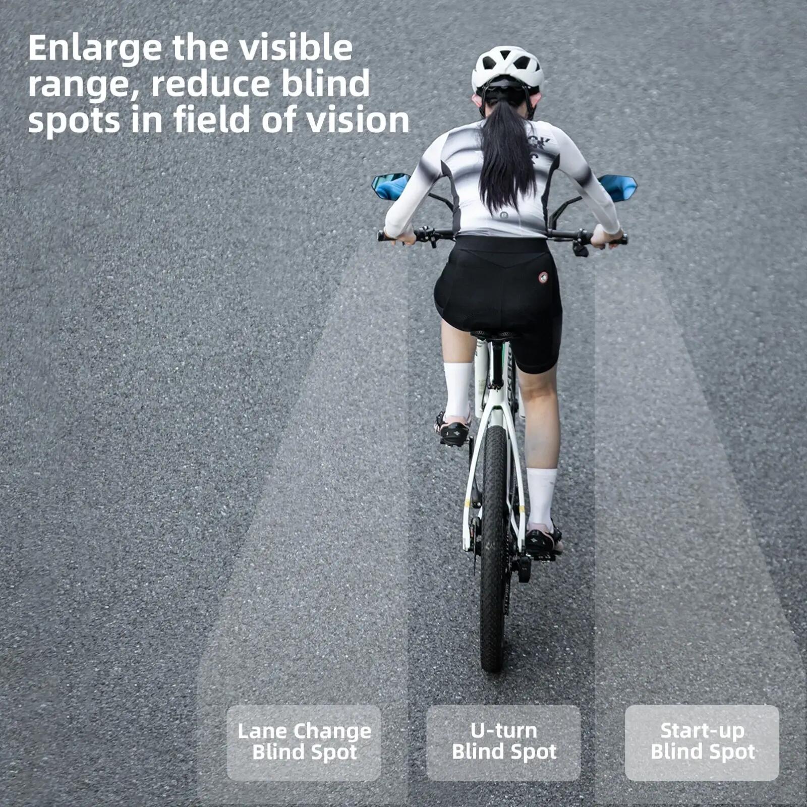 Lot de 2 rétroviseurs de vélo 360° gauche + droite 7/9