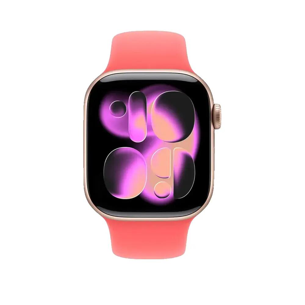 Apple Sport Band Fluoroelastomer Bright Guava 3/3