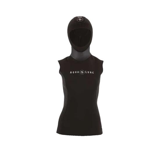 Thermisches Gilet Aqualung 2,5 mm Damen Schwarz