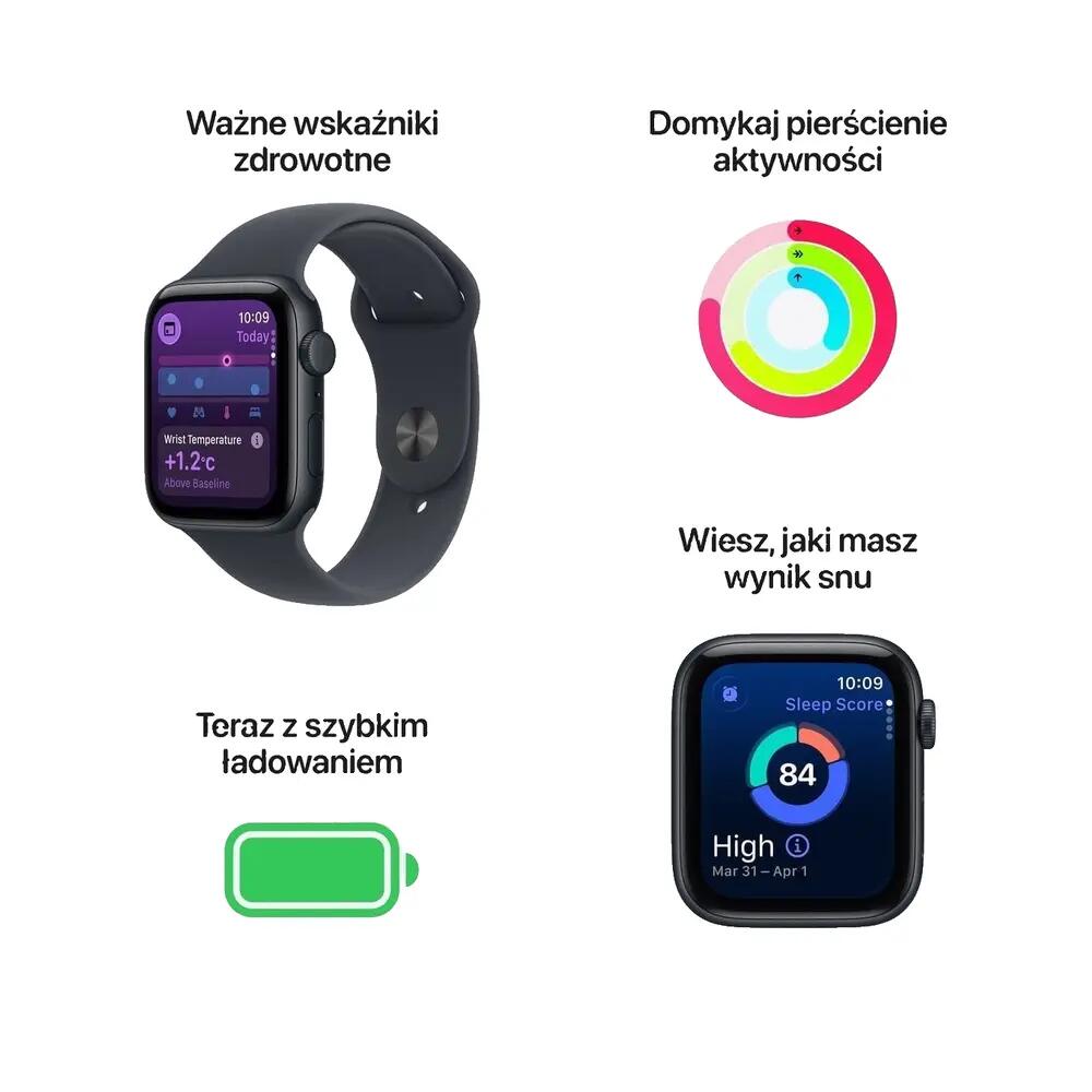 Montre connectée Apple SE 3 Aluminium Minuit 6/7