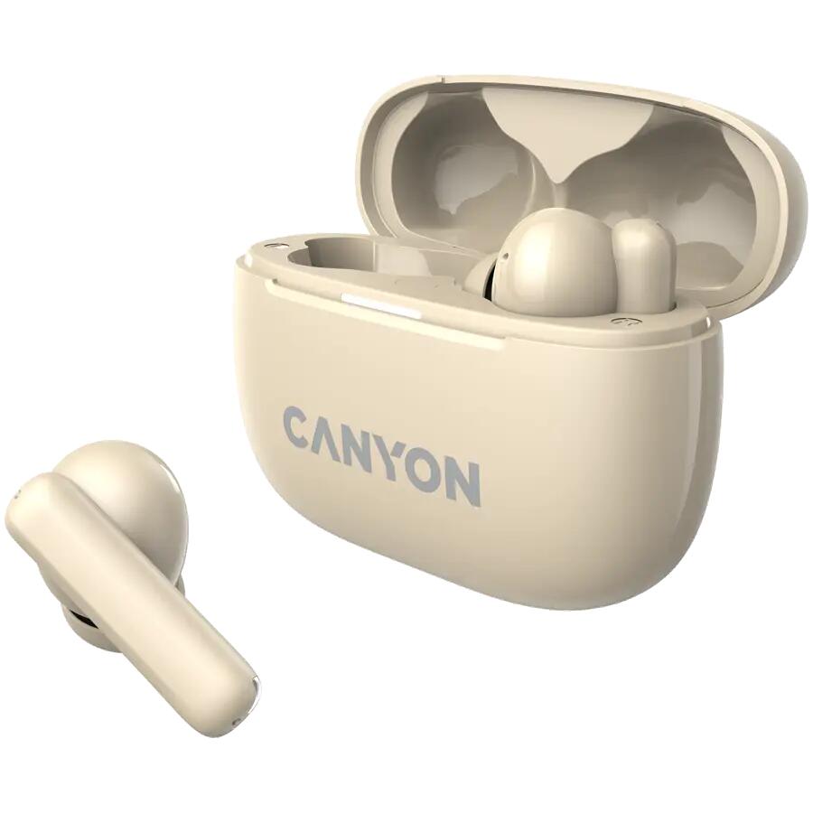 Écouteurs sem fios Canyon OnGo TWS-10 ANC+ENC Bege 3/6