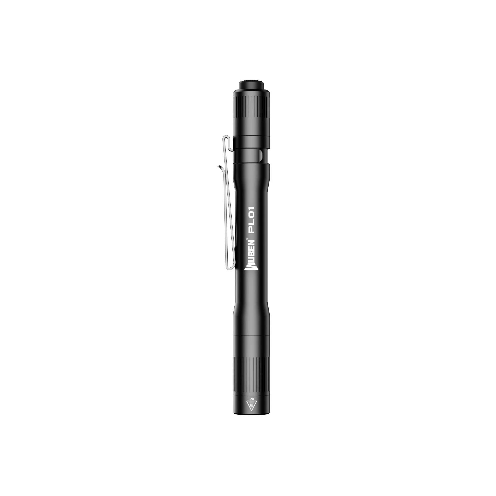 Wandern – Wiederaufladbare Stiftlampe, CRI > 90, Schwarz – WUBEN PL01 2/14