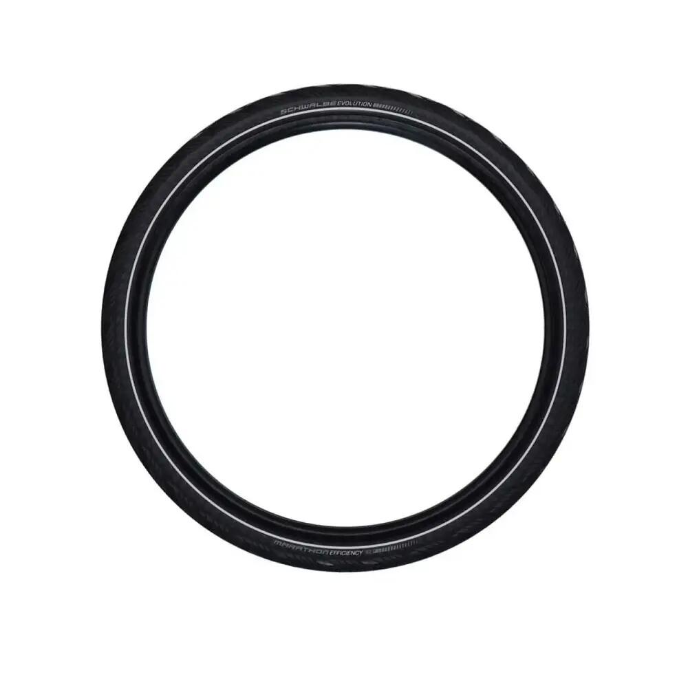 Pneu de vélo Schwalbe Marathon Efficiency Evolution Line Noir 3/3