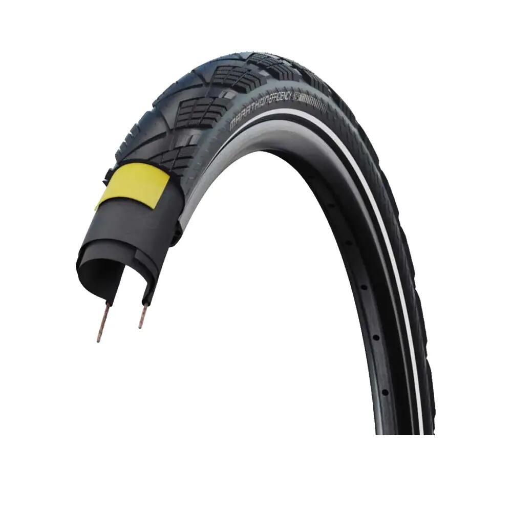 Pneu de vélo Schwalbe Marathon Efficiency Evolution Line Noir 2/3