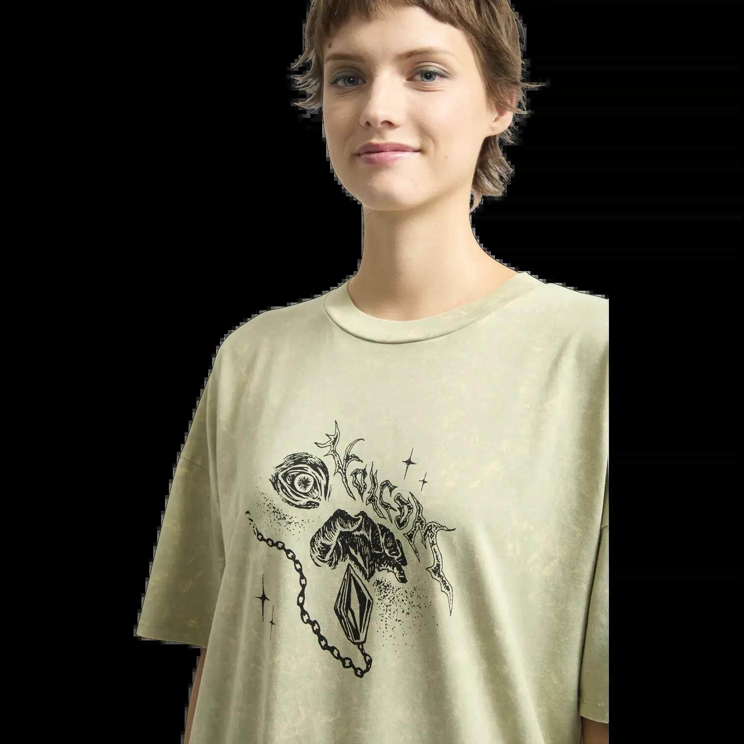 Camiseta Volcom Voltrip Verde Té Negro Vintage 3/7