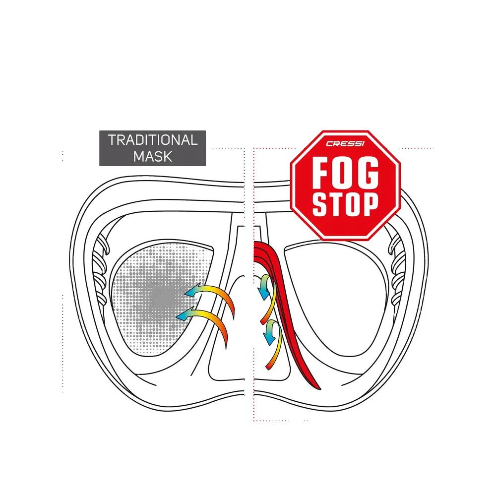 Cressi Calibro diving mask with anti-fog system 10/10