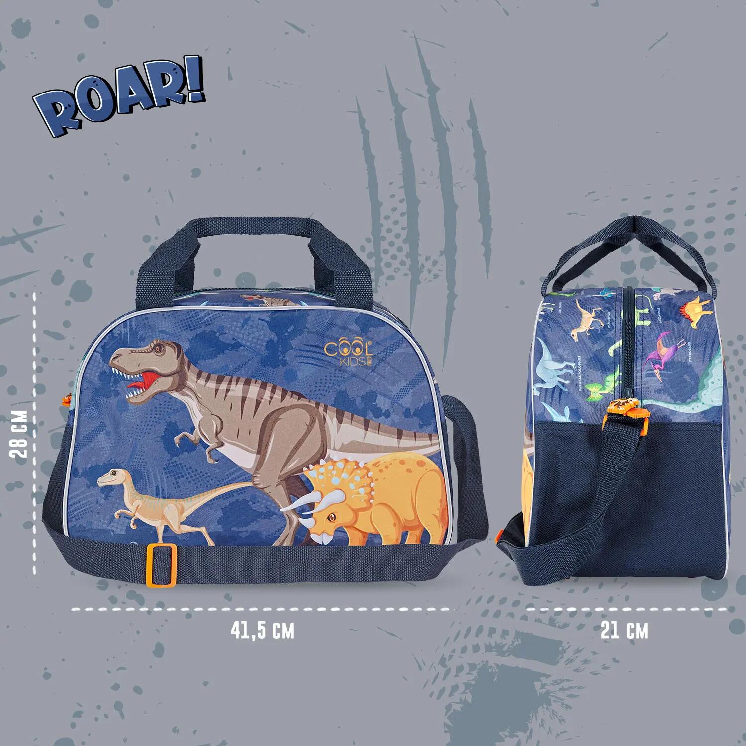 Borsa Sportiva da Bambino con Stampa Dinosauri 2/5