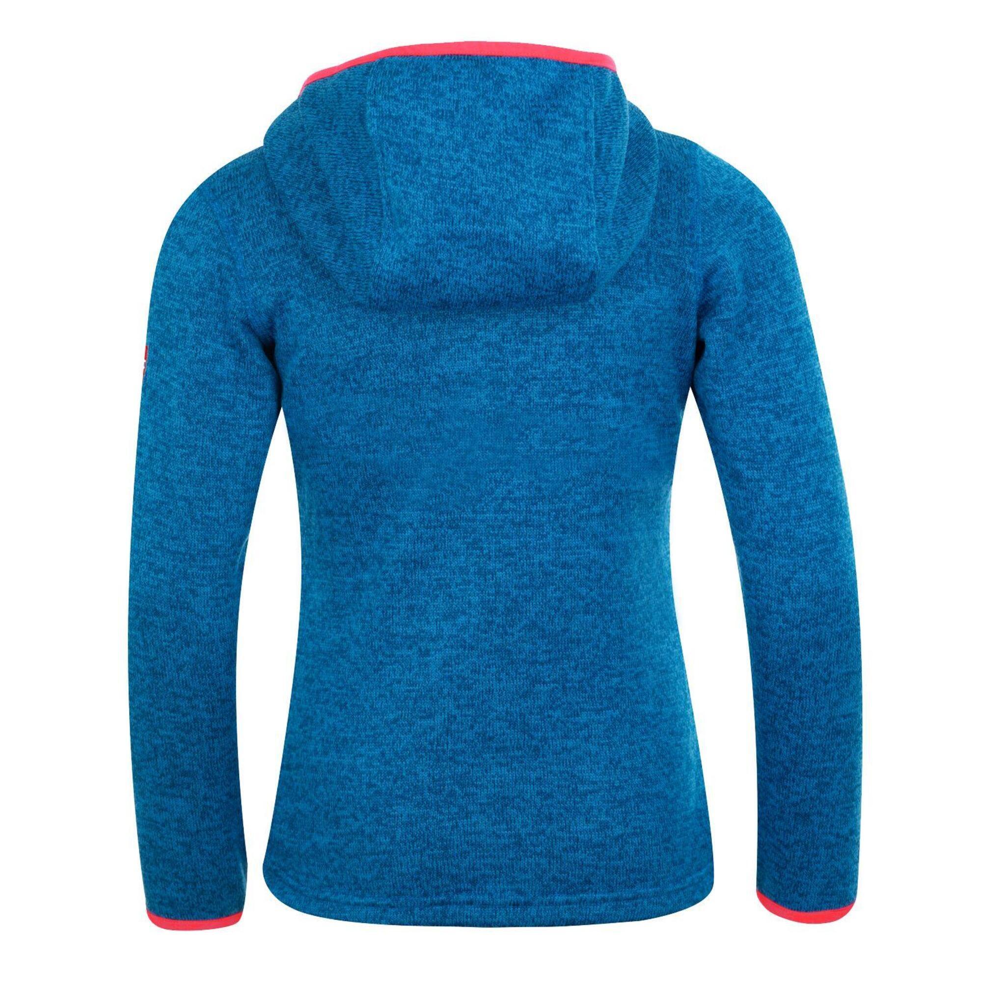 Jondalen XT medium blue/coral fleece jacket for girls