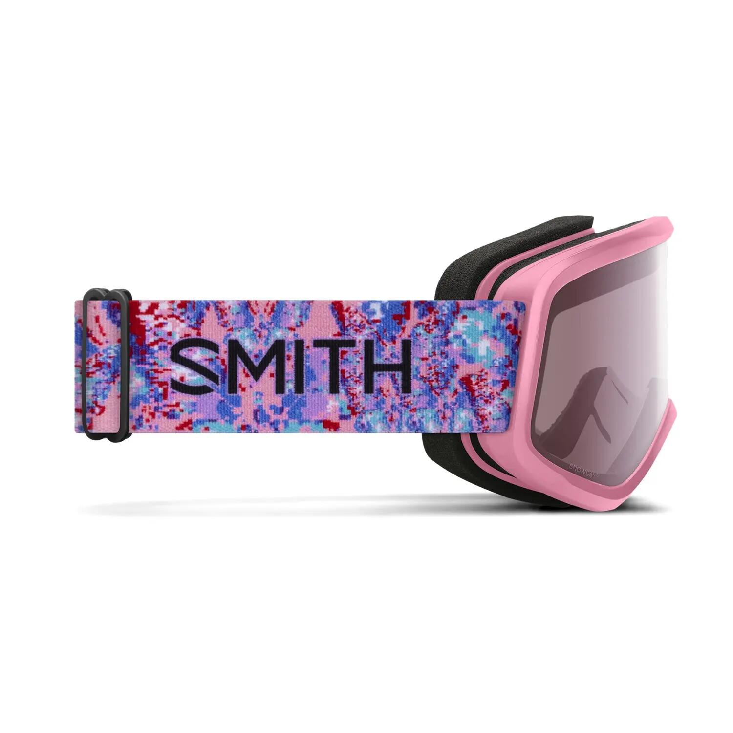 Masque de ski Smith Snowday Jr Bright Pink Lofi Butterfly Catégorie 2 Fille 2/4
