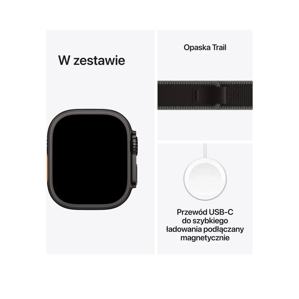 Slimme horloge Apple Ultra 3 Zwart in titanium 2/3
