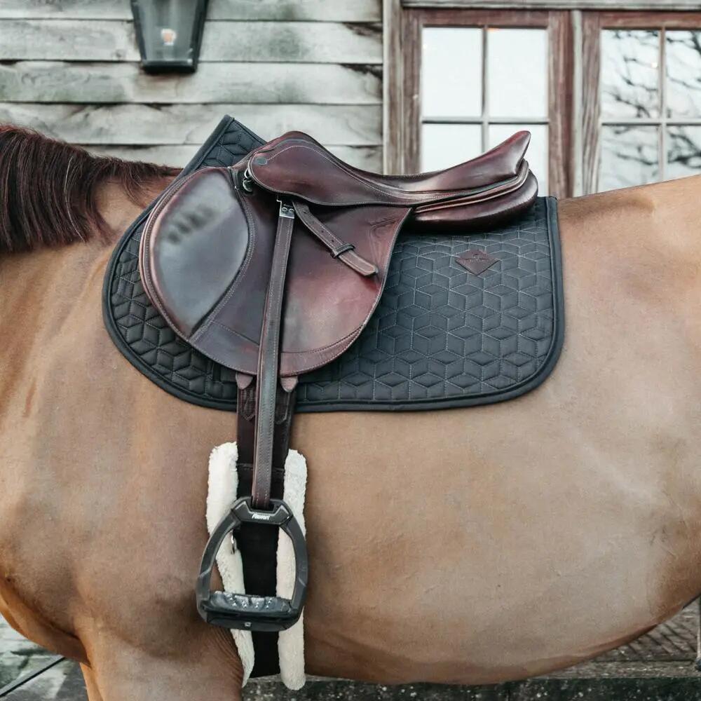 Sella da cavallo Kentucky Cuscino anatomico Grigio 3/4