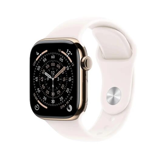 Montre connectée Apple Series 11 Unisexe Or/Rose