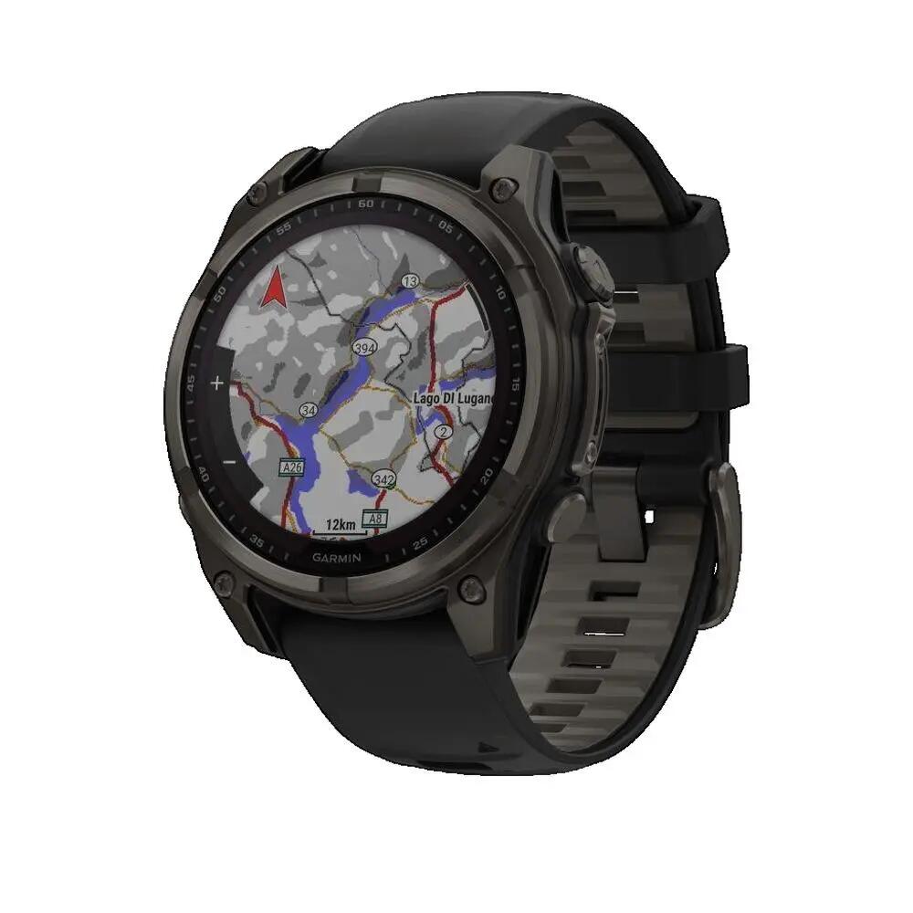 Montre connectée Garmin Fenix 8 Solar Sapphire Titanium Gris Carbone 2/3