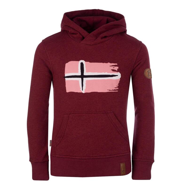 Kinder Hoodie Pullover Trondheim Kastanienbraun