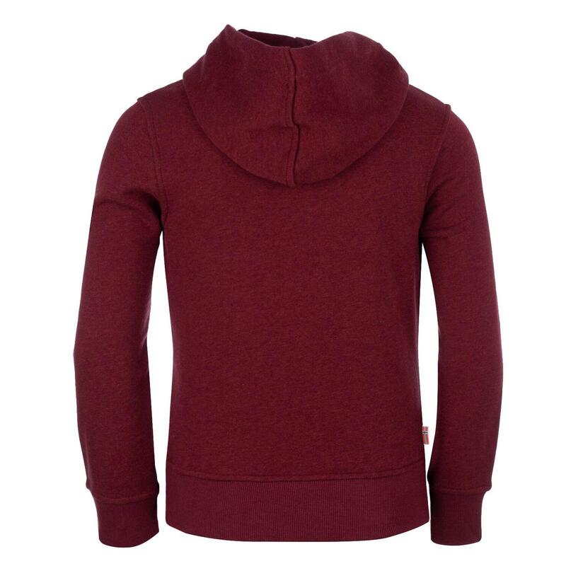 Kinder Hoodie Pullover Trondheim Kastanienbraun