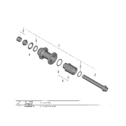 Shimano FH-RS470 Nabe Silber
