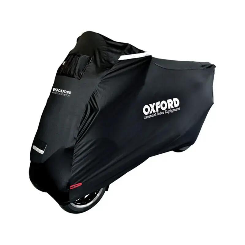 Motorcycle cover Oxford Protex Stretch Outdoor MP3/3 wheeler 2/3