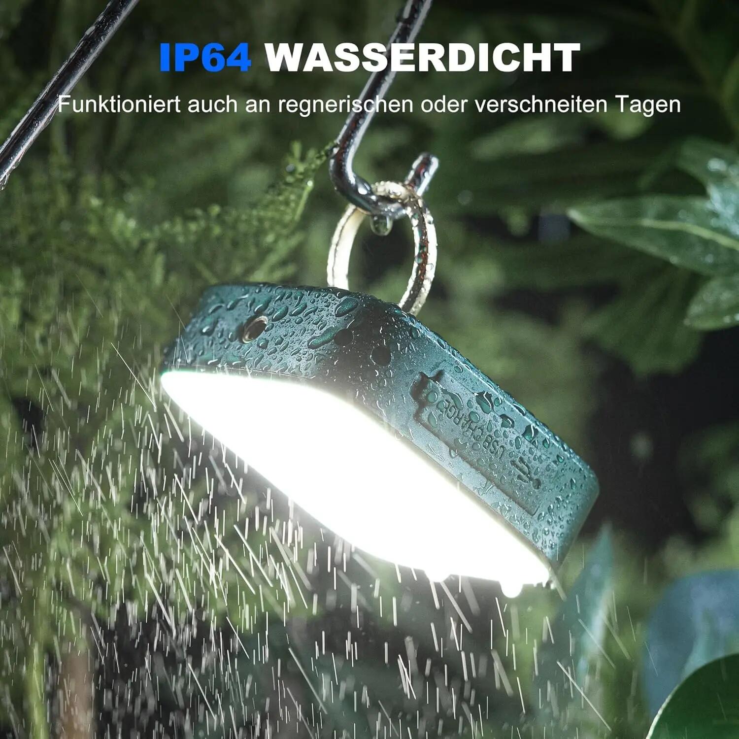 Wandelen – Campinglamp groen, 500 lm, powerbank – WUBEN F5 9/10
