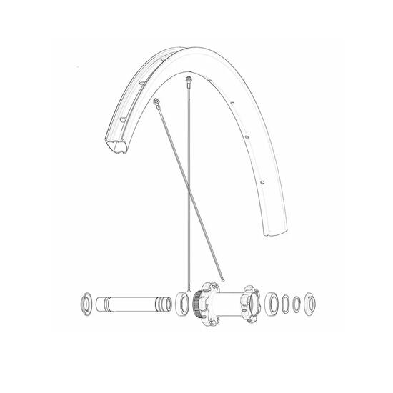 Zestaw szprych Mavic Ksyrium Pro Carbon UST Disc