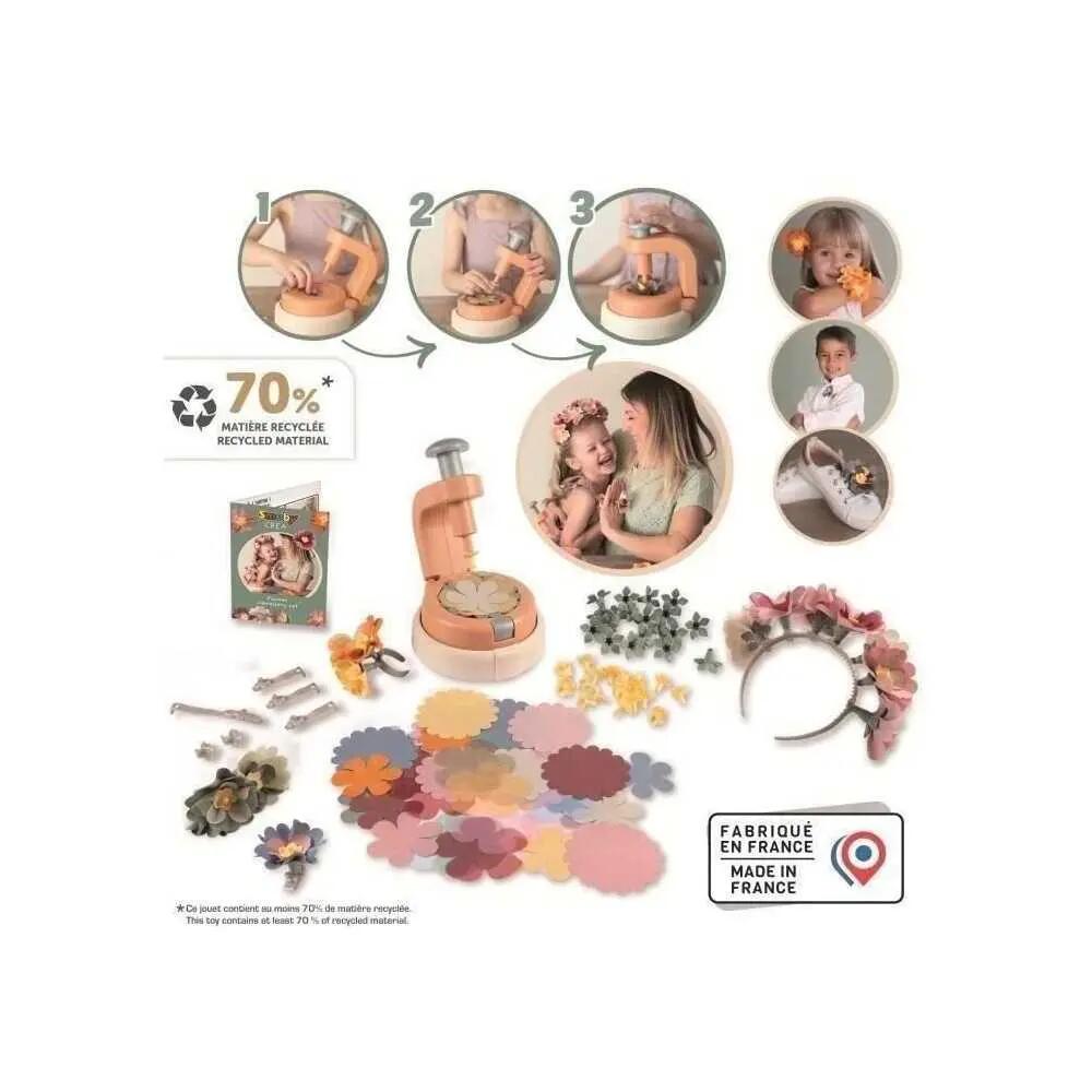 Kit de création bijoux fleurs SMOBY avec presse 4/6