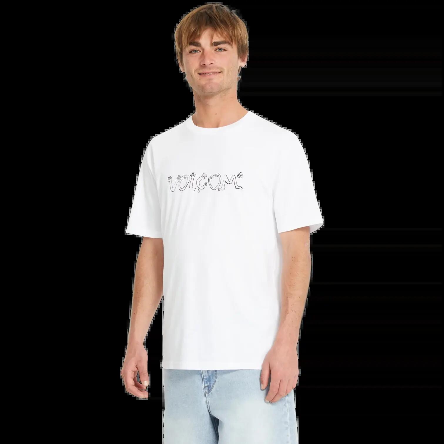 Camiseta Volcom Crazybal Blanco 3/3