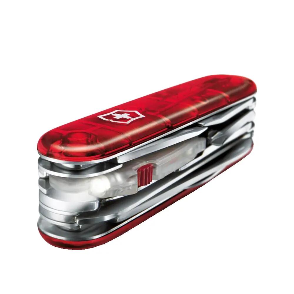 Couteau multi-outils Victorinox Huntsman Lite 21 fonctions Rouge transparent 3/3