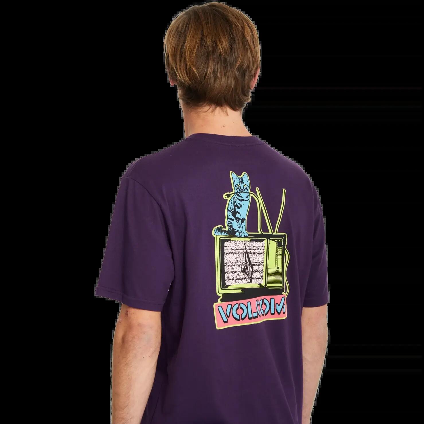 Camiseta Volcom Catv BSC Grape Púrpura 6/8