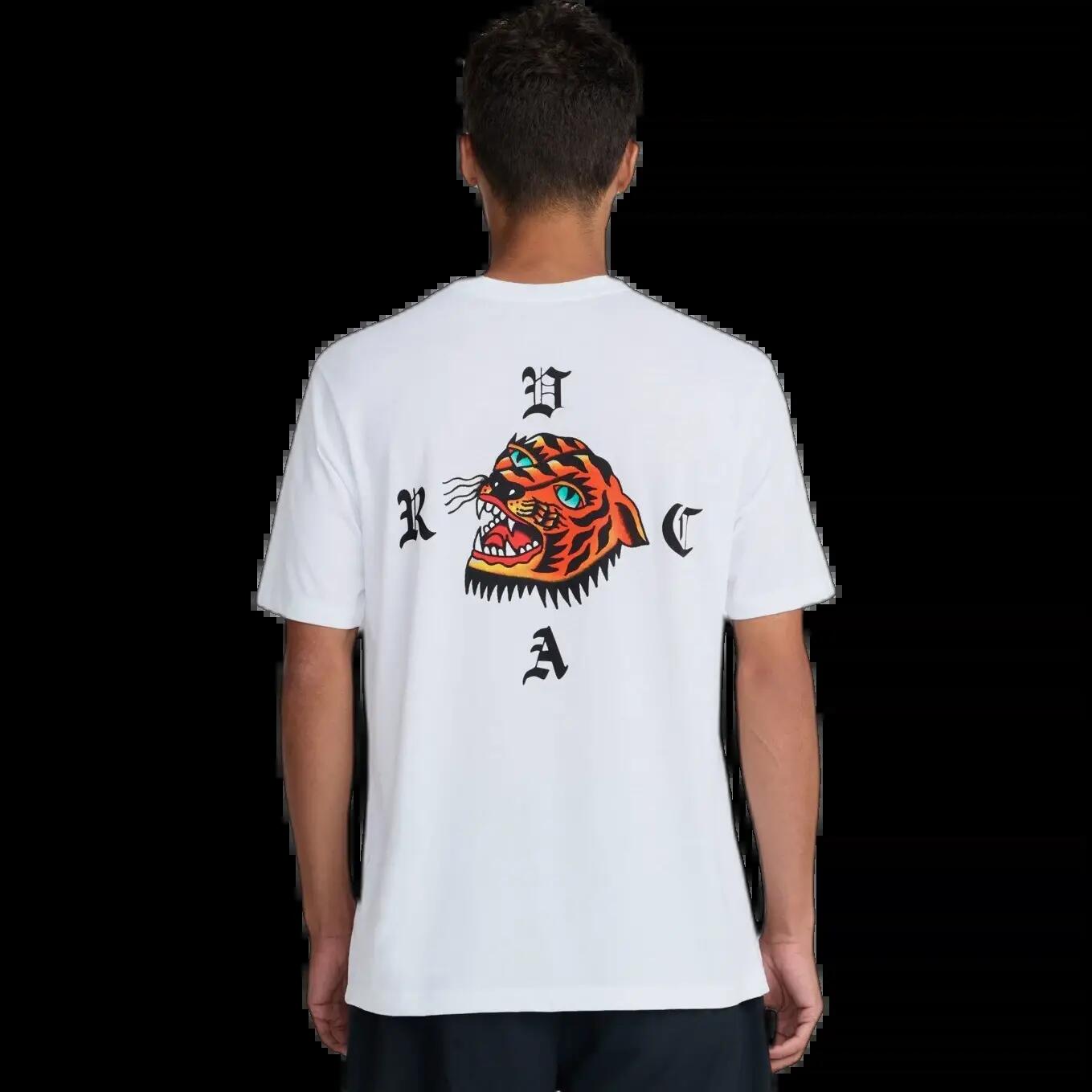 Camiseta RVCA Kaleb Tiger Blanco 2/5