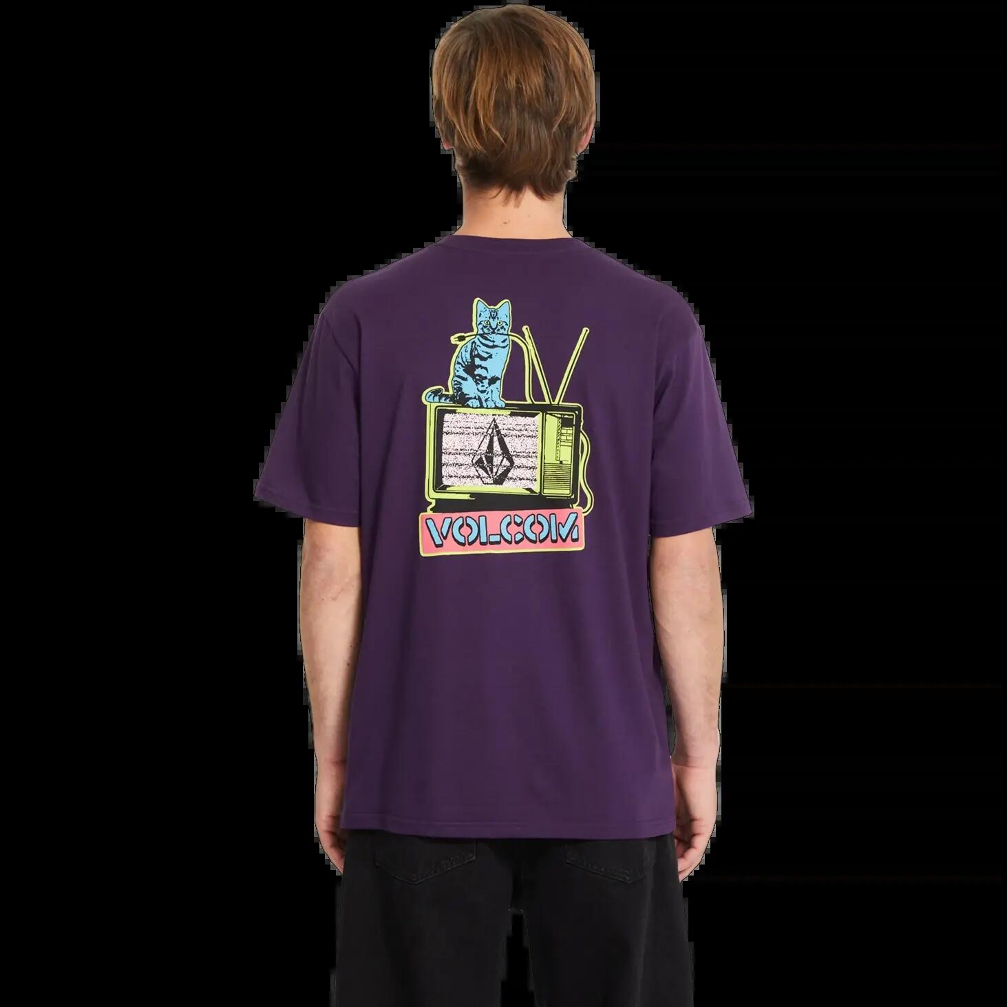 Camiseta Volcom Catv BSC Grape Púrpura 2/8