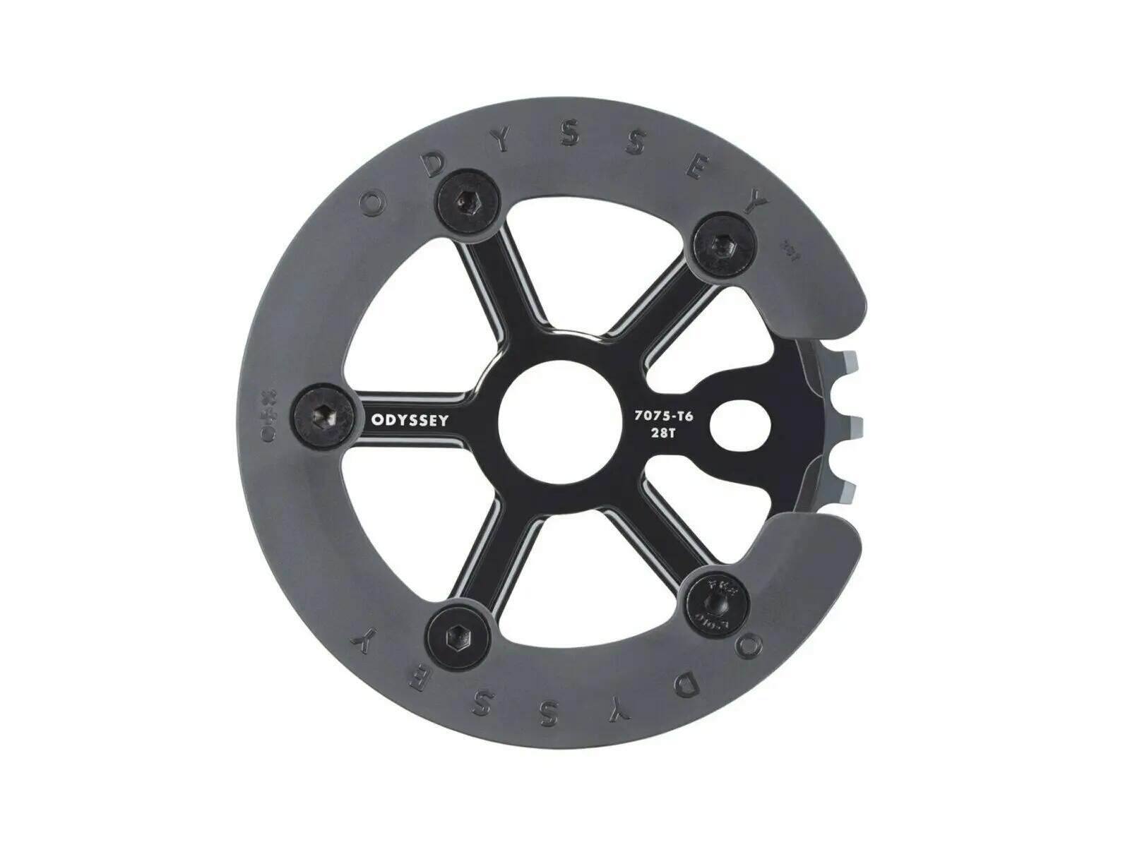 Odyssey Utility Pro sprocket cu protecție detașabilă, aluminiu 7075, negru