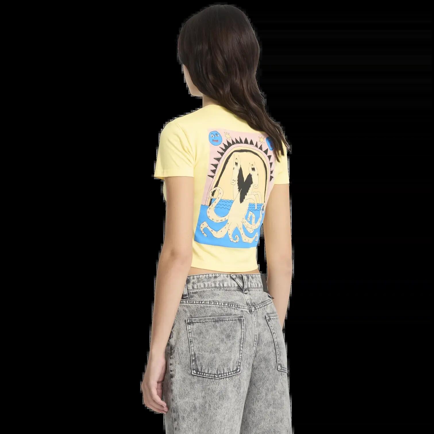 Camiseta Volcom Moove On Negro Amarillo Amanecer 2/7