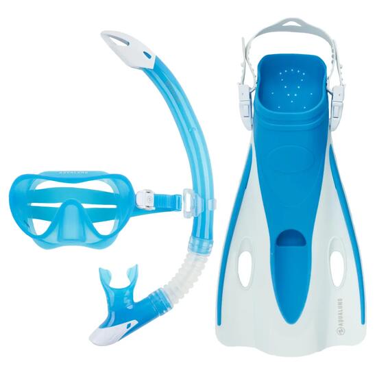 Set voor snorkelen Aqualung Nabul blauw